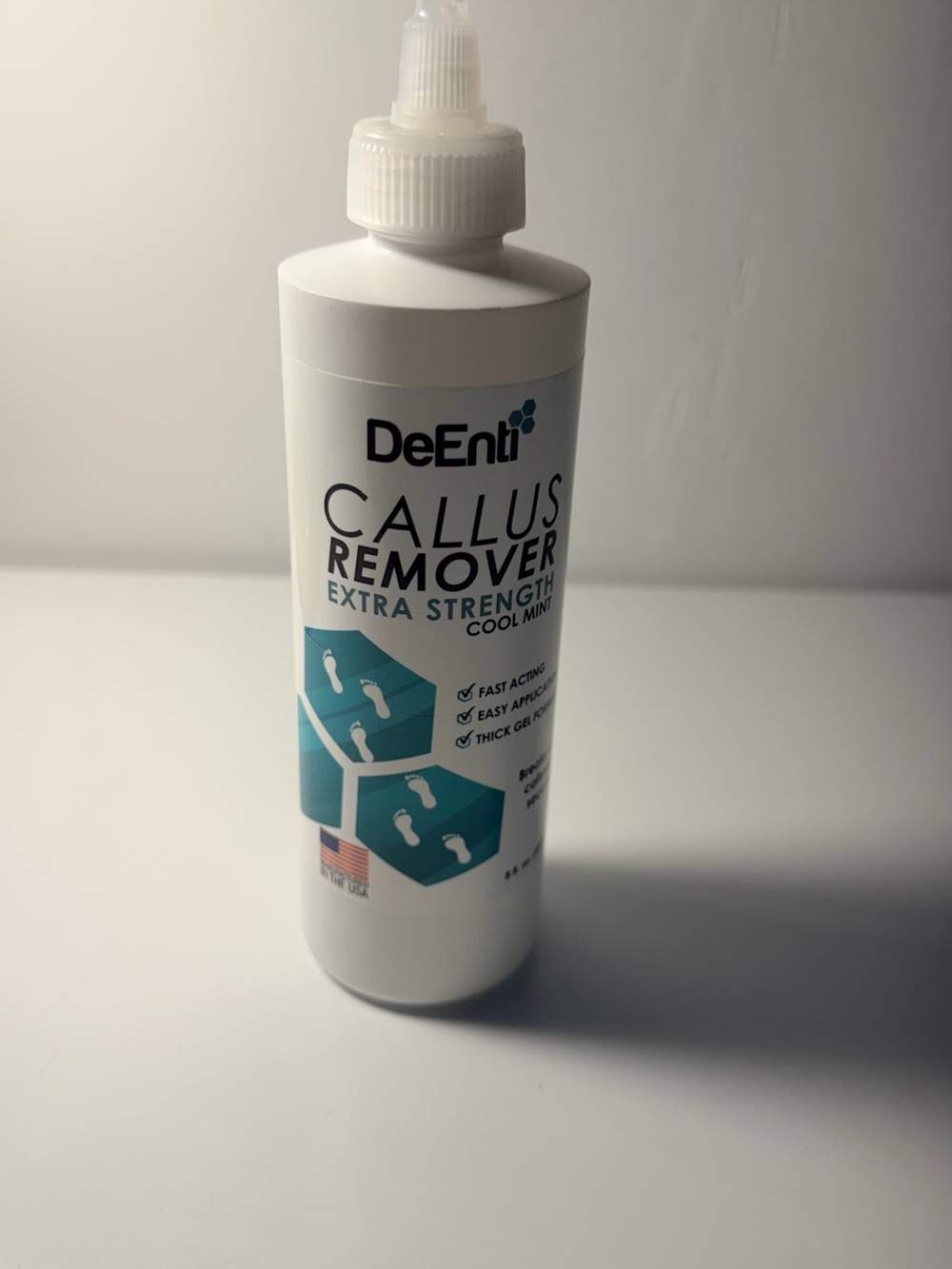 White Callus Remover Gel - Extra Strength Cool Mint